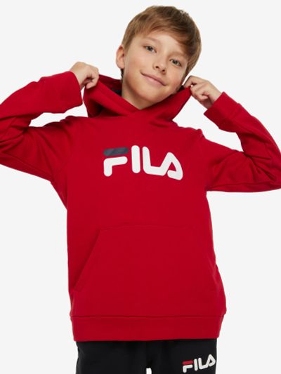 Лот: 22452962. Фото: 1. Худи для мальчиков FILA, Красный. Другое (спортивная одежда)