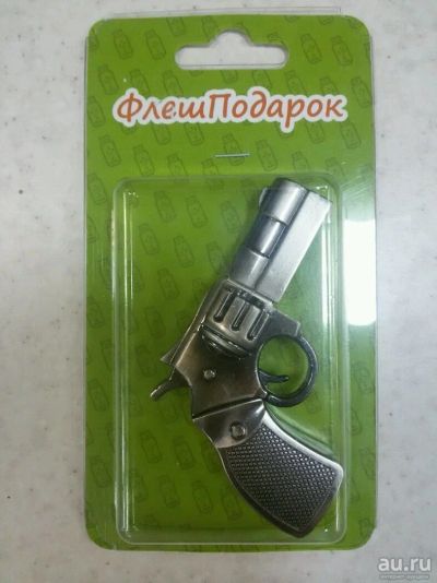 Лот: 10705265. Фото: 1. Подарочная флешка револьвер. USB-флеш карты