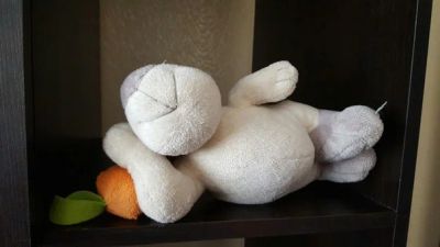 Лот: 6977930. Фото: 1. Игрушка Заяц с морковкой. Мягкие
