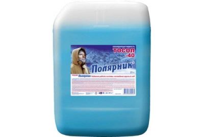 Лот: 16269874. Фото: 1. Тосол ПОЛЯРНИК -40 10кг. Средства по уходу