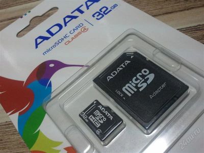 Лот: 1111486. Фото: 1. MicroSD / SDHC 32 GB Карта памяти... Карты памяти