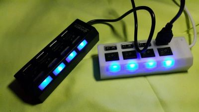 Лот: 10915066. Фото: 1. Два USB Hub 4 гнезда. 2.0 концентратор... USB хабы