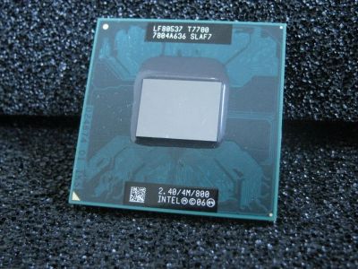 Лот: 11477799. Фото: 1. Процессор Intel Core 2 Duo T7700... Процессоры