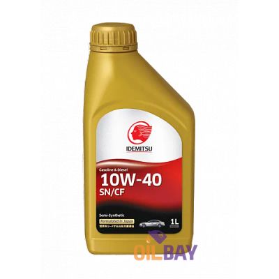 Лот: 20068463. Фото: 1. IDEMITSU 10W-40 SN/CF 1 л (масло... Масла, жидкости