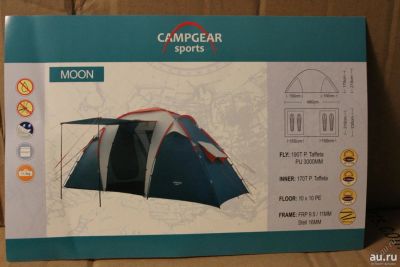 Лот: 9902197. Фото: 1. Палатка Campgear MOON-4 480(150... Палатки, тенты