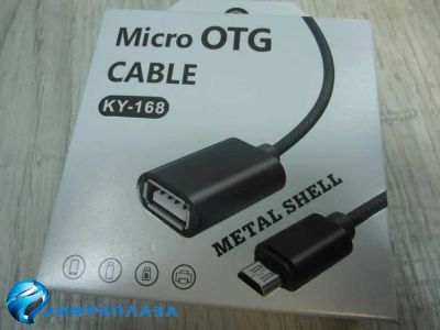Лот: 19700519. Фото: 1. Переходник OTG Micro USB KY-168... Дата-кабели, переходники