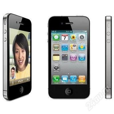 Лот: 1229259. Фото: 1. iPhone 4GS = 2sim + WiFi + Java... Смартфоны