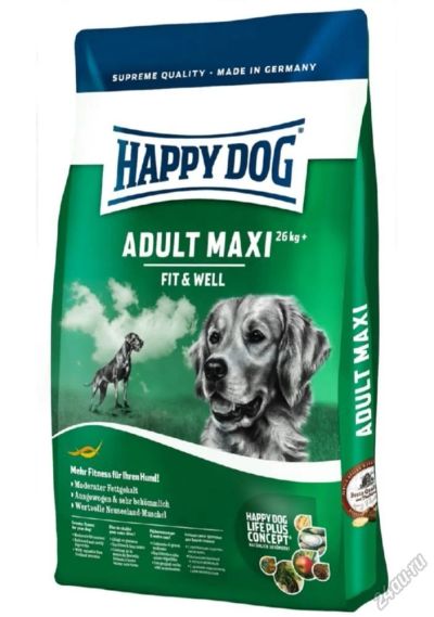 Лот: 5575868. Фото: 1. Корм Happy Dog Supreme Fit & Well... Корма