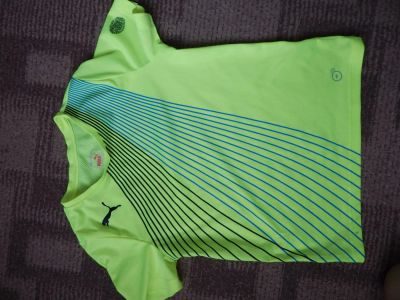 Лот: 10750182. Фото: 1. Футболка "Puma" рост 140см. Футболки, поло, топы, лонгсливы