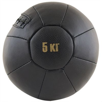 Лот: 22374678. Фото: 1. Медбол 5 кг FS№5000 черный. Фитнес, аэробика и гимнастика