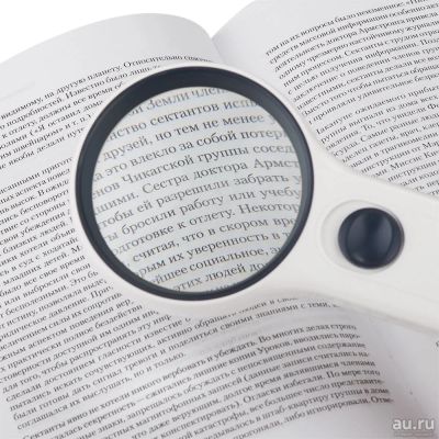 Лот: 12647668. Фото: 1. Лупа увеличительная с подсветкой... Лупы увеличительные