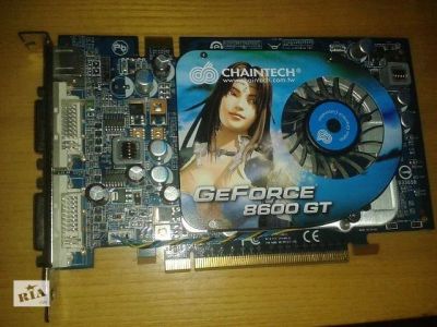 Лот: 9433100. Фото: 1. Видеокарта Chaintech GeForce 8600GT... Видеокарты