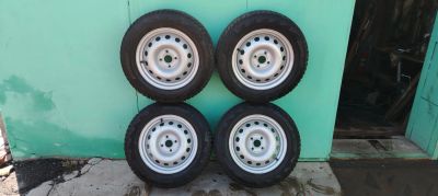 Лот: 25649853. Фото: 1. Колёса Cordiant R15 4x100 ЦО 54... Шины на дисках