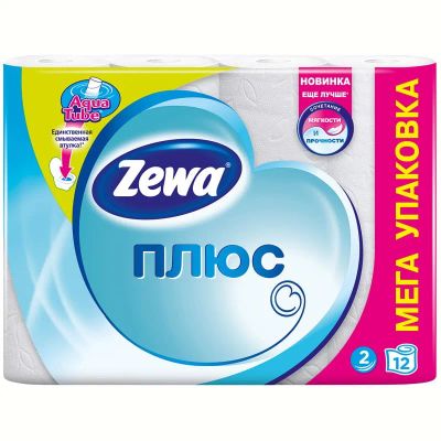 Лот: 24948098. Фото: 1. Туалетная бумага "ZEWA" 2-х слойная... Другое (хозтовары)