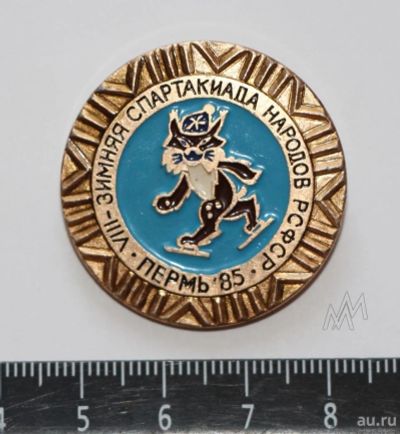 Лот: 9092082. Фото: 1. Знак: 8-я Зимняя спартакиада народов... Сувенирные