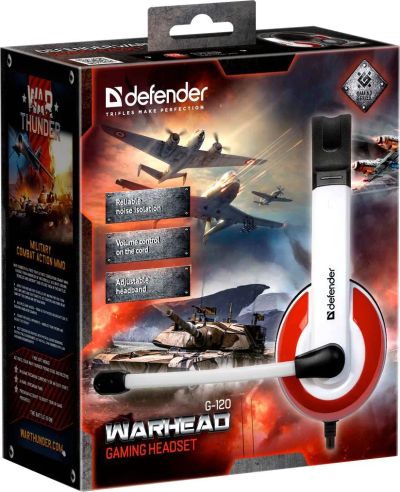 Лот: 22146983. Фото: 1. ГАРНИТУРА СТЕРЕО DEFENDER WARHEAD... Наушники, гарнитуры