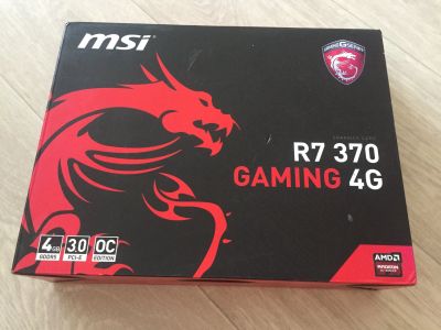 Лот: 14460488. Фото: 1. Видеокарта MSi Radeon r7 370 4gb... Видеокарты