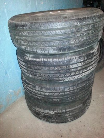 Лот: 4536176. Фото: 1. Литые оригинальные toyota диски... Шины на дисках
