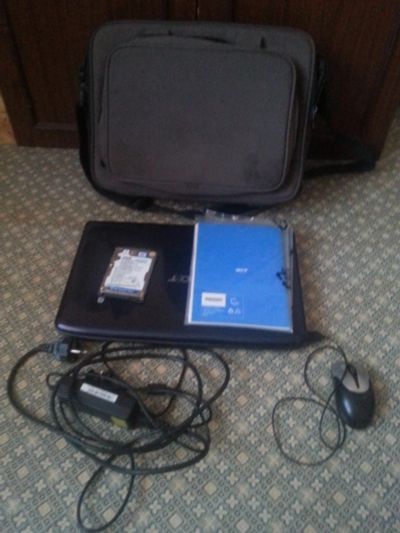 Лот: 6799004. Фото: 1. ноутбук Acer (сломанный) и сумка... Ноутбуки