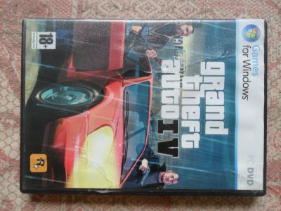 Лот: 6182279. Фото: 1. диск PC DVD Grand theft auto 4. Игры для ПК