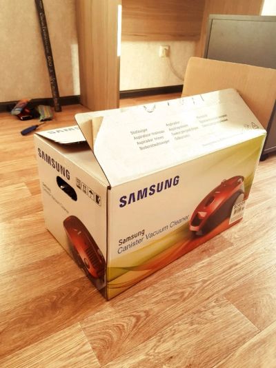 Лот: 12145749. Фото: 1. Пылесос Samsung как новый гарантия... Пылесосы, паровые швабры
