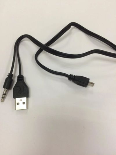 Лот: 10176146. Фото: 1. Кабель MicroUsb - USB + 3.5 Jack... Дата-кабели, переходники