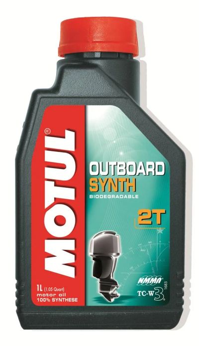 Лот: 2972751. Фото: 1. Motul OUTBOARD SYNTH 2T 1л. Масла, жидкости
