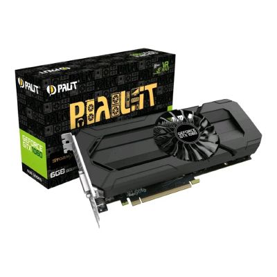 Лот: 11443685. Фото: 1. Видеокарта Palit GeForce GTX 1060... Видеокарты