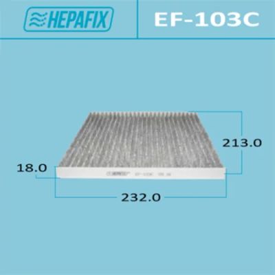 Лот: 18583557. Фото: 1. Салонный фильтр ac-103 hepafix... Расходные материалы