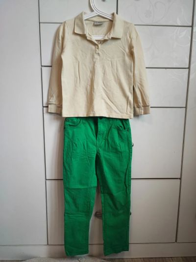 Лот: 25439233. Фото: 1. Джинсы 122 тянуться. Брюки, шорты, джинсы