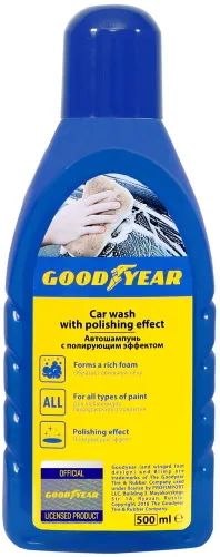 Лот: 24526220. Фото: 1. Автошампунь Goodyear 0,5 л (GY000800... Средства по уходу