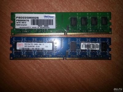 Лот: 9028661. Фото: 1. DDR2 2x2Gb. Оперативная память
