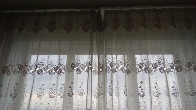 Лот: 12072748. Фото: 1. Шторы тюль с вышивкой турция... Шторы, тюль