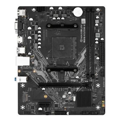 Лот: 25710512. Фото: 1. Мат.плата SocAM4 AMD A520 MAXSUN... Материнские платы