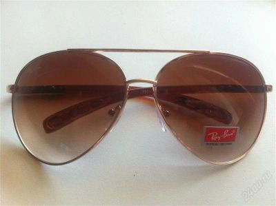 Лот: 2910430. Фото: 1. Ray ban коричневые. Очки солнцезащитные