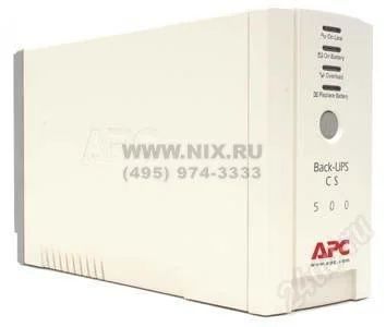 Лот: 1023043. Фото: 1. ИБП APC BACK-UPS CS 500 обмен... ИБП, аккумуляторы для ИБП