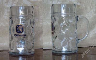 Лот: 533895. Фото: 1. Пивная кружка с логотипом Lowenbrau. Кружки, стаканы, бокалы