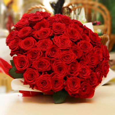 Лот: 3725791. Фото: 1. букет 45 высоких роз Эквадор. Другое (цветы, букеты)