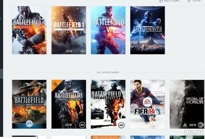 Лот: 13298748. Фото: 1. Аккаунт Origin с играми Battlefield... Аккаунты