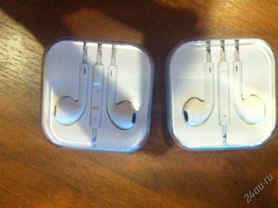 Лот: 2440710. Фото: 1. Apple Earpods оригинал. Новые. Красноярск