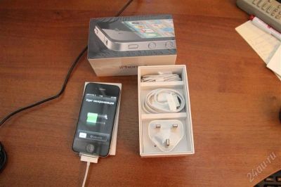 Лот: 958852. Фото: 1. Apple iPhone 4 16Gb, новый, коробка... Смартфоны