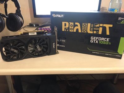 Лот: 10855773. Фото: 1. Видеокарта Palit PCI-E PA-GTX1050Ti... Видеокарты