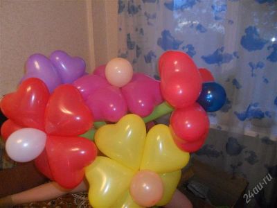 Лот: 1051166. Фото: 1. Фигурки и букеты из воздушных... Другое (ручная работа)