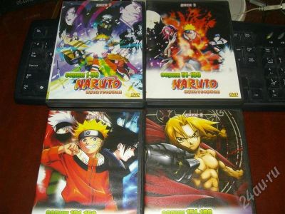 Лот: 226714. Фото: 1. Naruto 4dvd одним лотом. Видеозаписи, фильмы