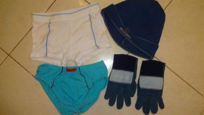 Лот: 3549012. Фото: 1. Шапочка+перчатки+трусики Benetton... Нижнее белье