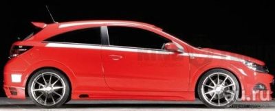 Лот: 17982238. Фото: 1. Накладки на пороги Opel Astra... Детали тюнинга