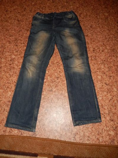 Лот: 4785295. Фото: 1. Джинсы утепленные двухцветные. Брюки, шорты, джинсы