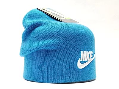 Лот: 12672565. Фото: 1. Шапка Nike long (голубая) мужская... Головные уборы