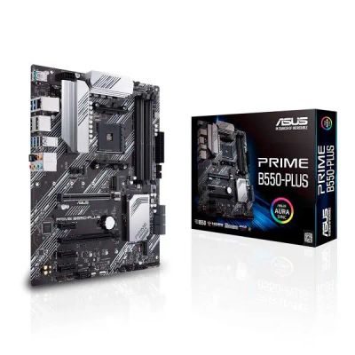 Лот: 24661707. Фото: 1. Материнская плата ASUS Prime B550-Plus... Материнские платы