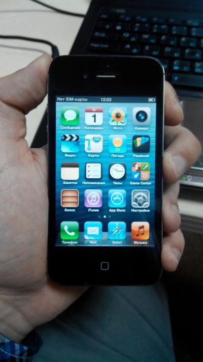 Лот: 5322765. Фото: 1. iPhone 4S 32GB черный (состояние... Смартфоны